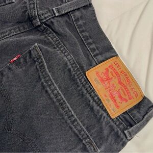 Levi's Men's Charcoal Slim Straight Jeans